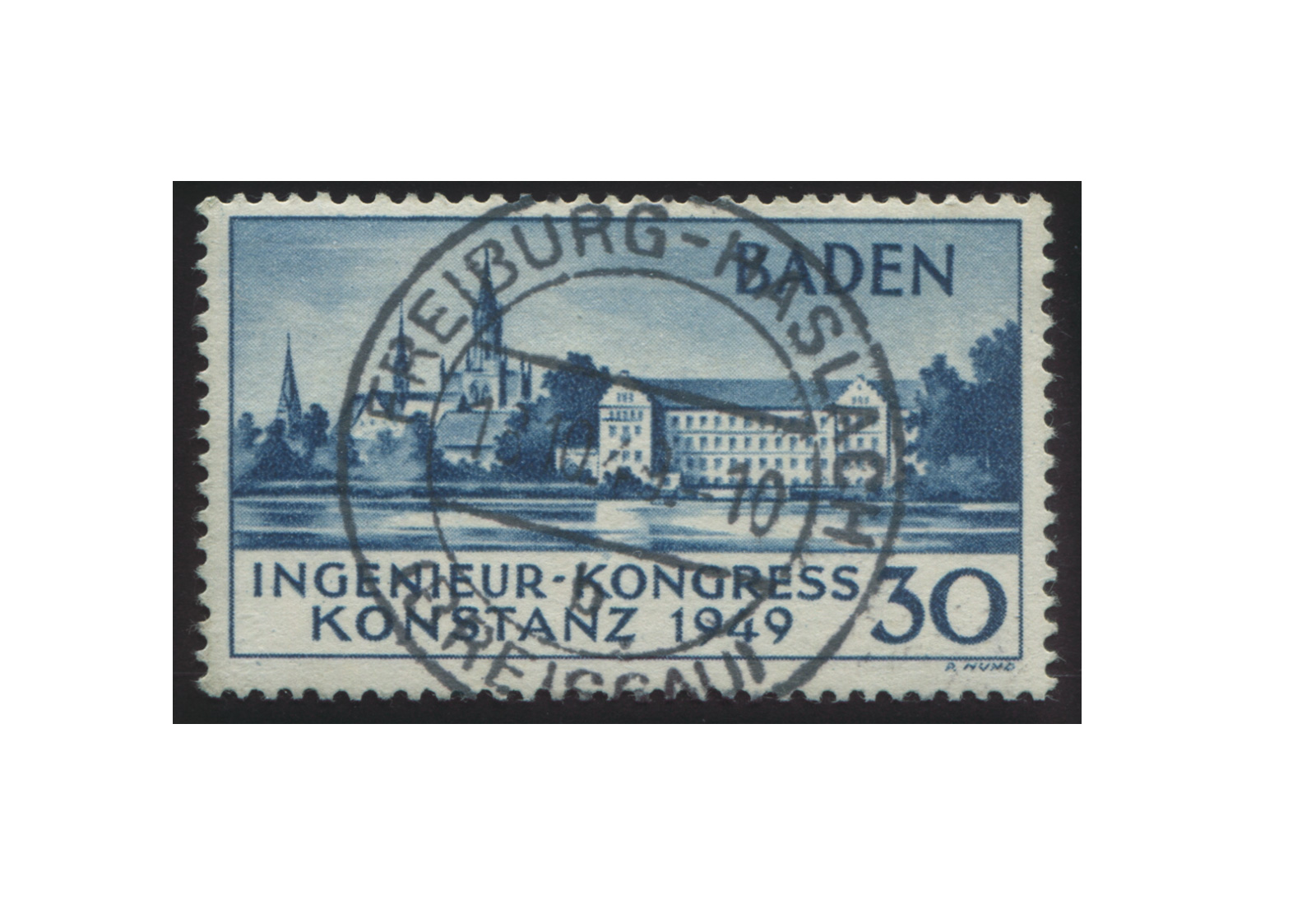 Baden Ingenieur-Kongress 1949 Michel Nr. 46 I gestempelt