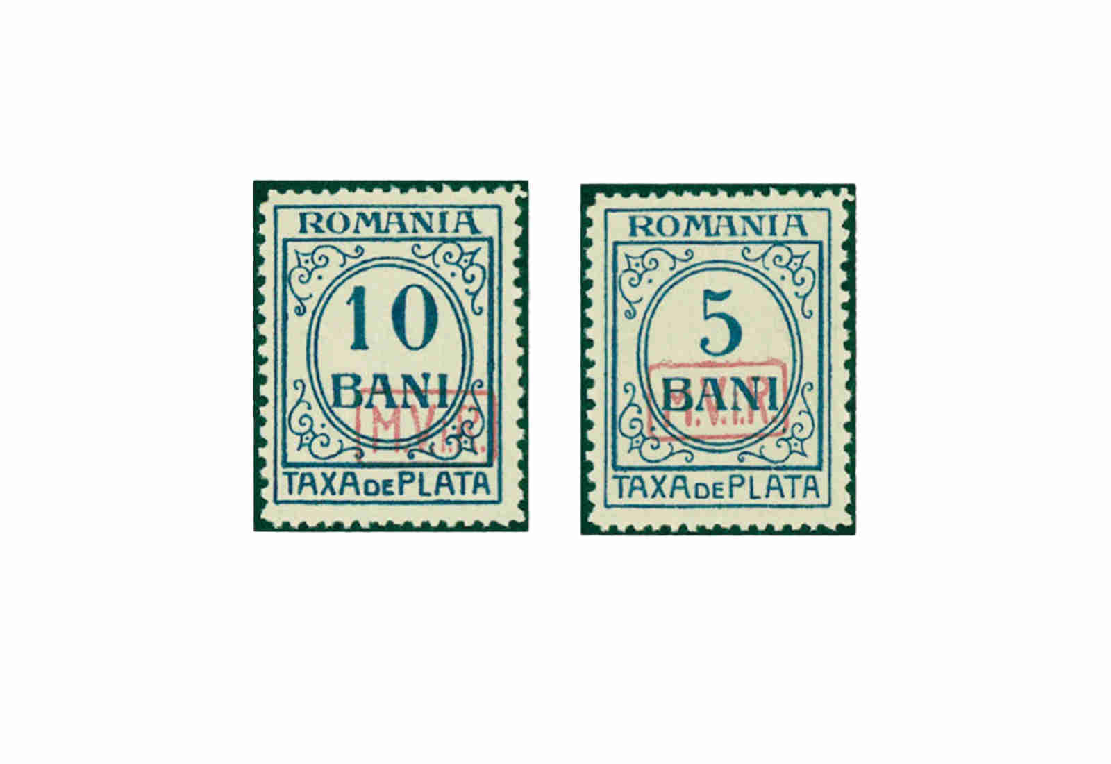 Briefmarke Rumänien Dt. Besetzung I. Weltkrieg MiNr.: P 6-7 **