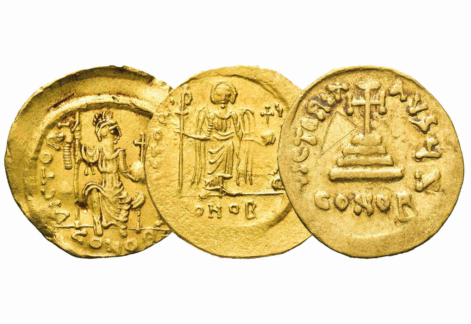 3er Set Byzantinisches Reich im Etui inklusive Zertifikat