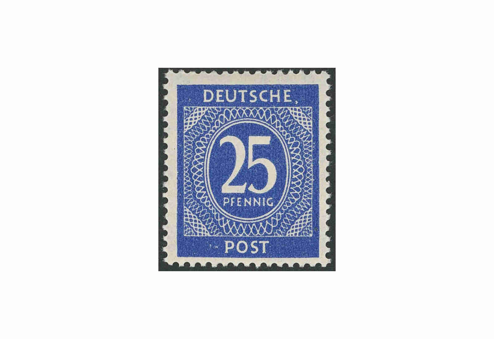 Briefmarke Alliierte Besetzung Kontrollrat I 1946 Michel-Nr. 926 c postfrisch