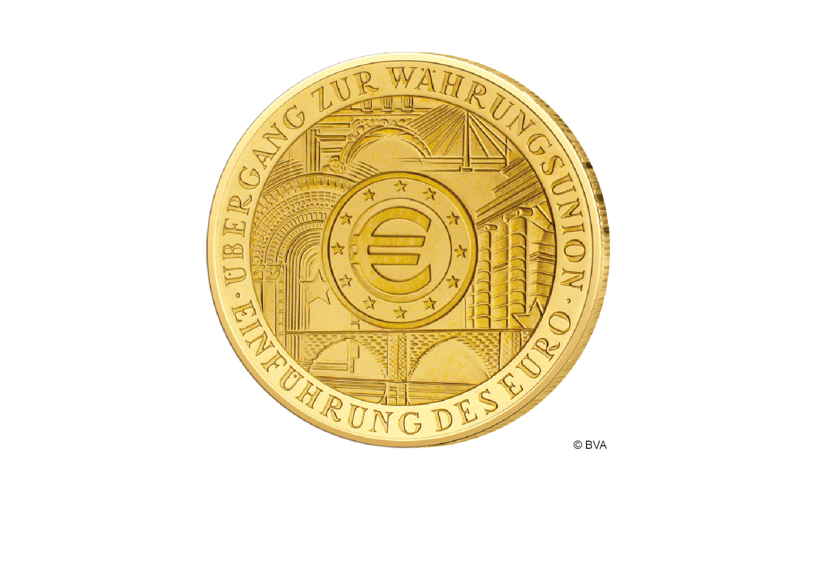 200 Euro Goldmünze 2002 Deutschland Einführung des Euro Prägestätte J