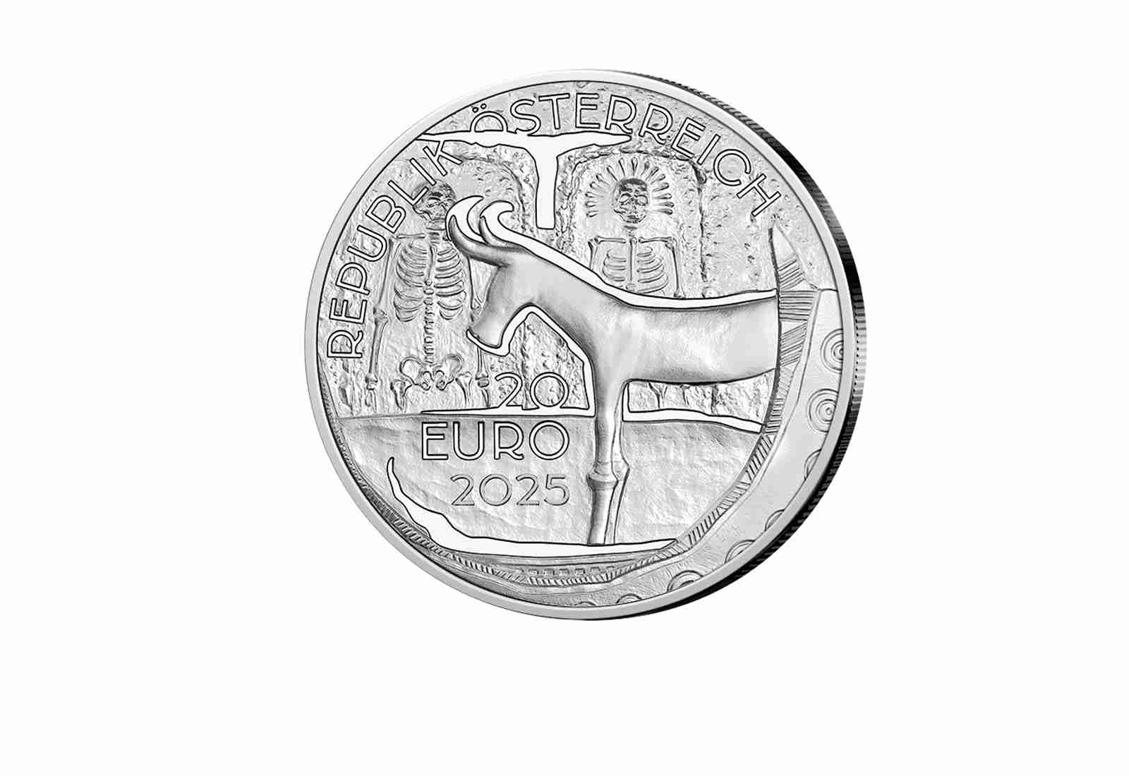 20 Euro Silbermünze 2025 Österreich Ritus Das Gold des Salzkammerguts PP