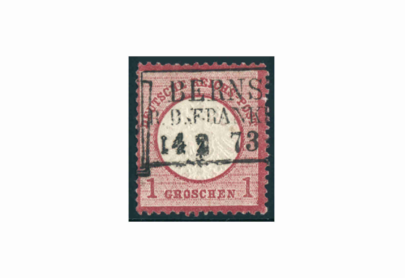 Briefmarke Deutsches Reich Brustschild 1872 Michel-Nr. 4 gestempelt