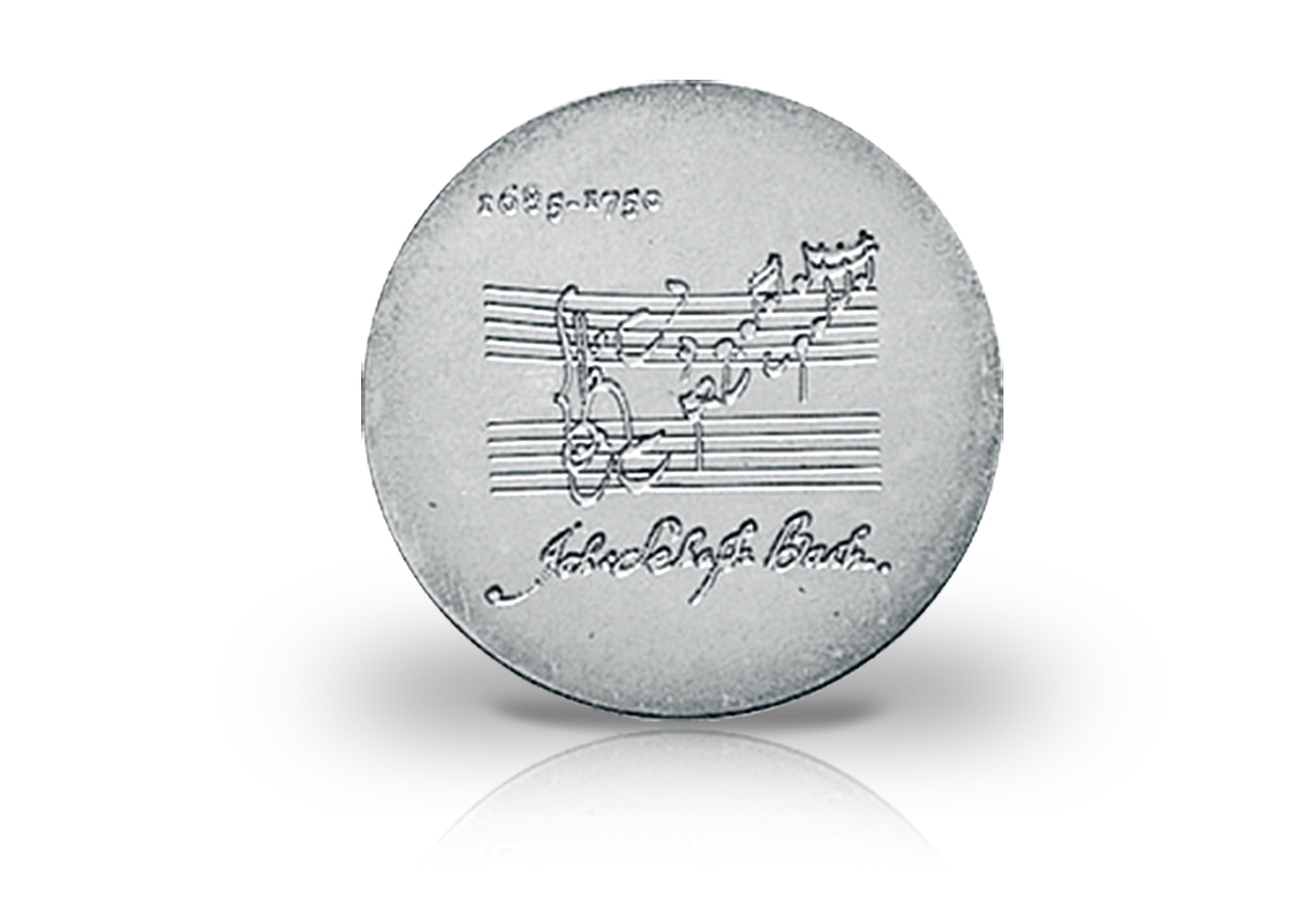 20 Mark 1975 DDR Motivprobe 225. Todestag Johann Sebastian Bach