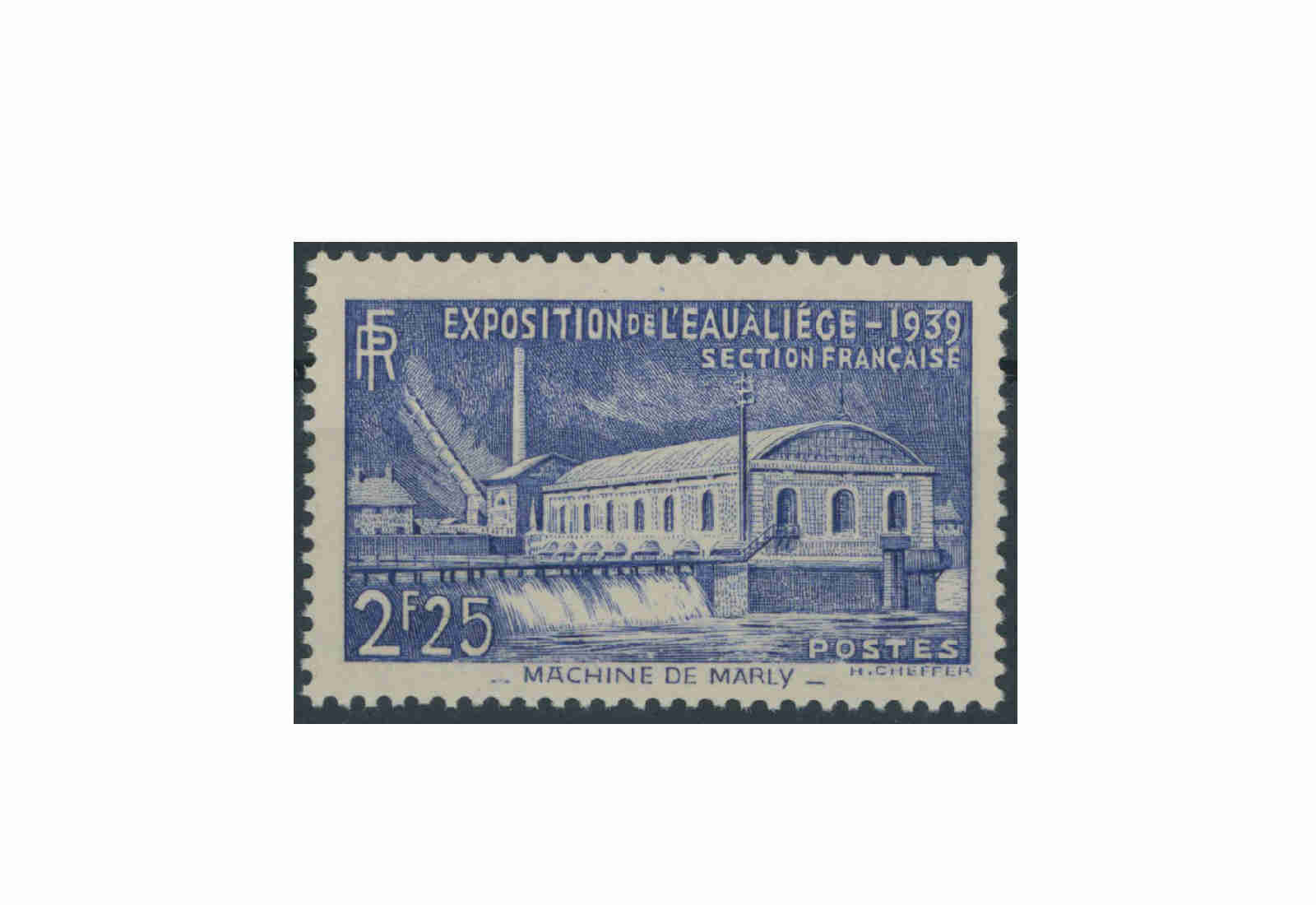 Briefmarke Frankreich Ausstellung des Wassers 1939 Michel-Nr. 449 postfrisch