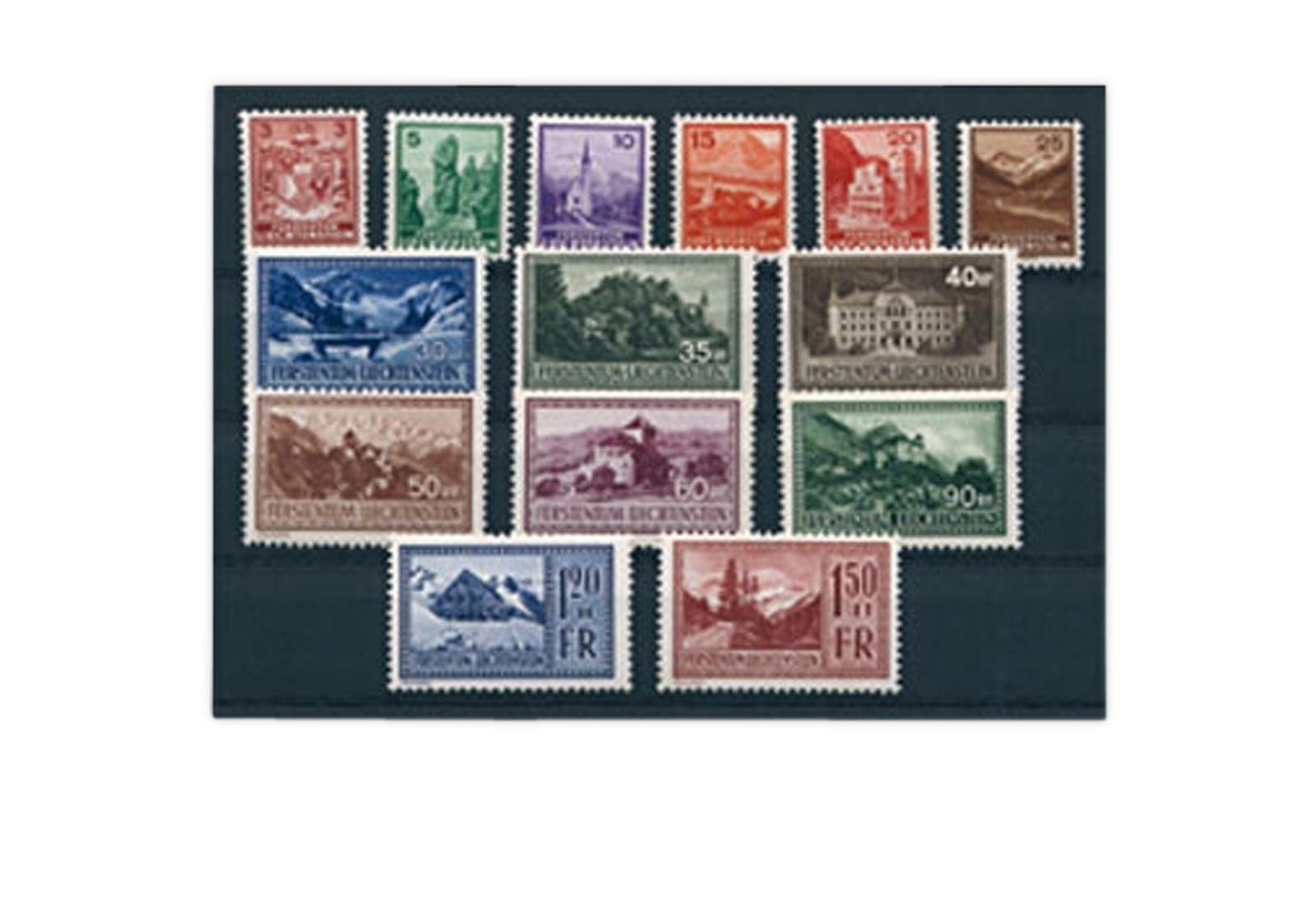 Liechtenstein Mi.Nr. 126/139 gest.