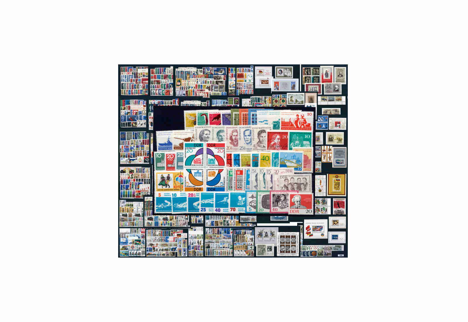 Briefmarken DDR Jahrgänge komplett 1960-1969 Michel-Nr. 746-1533 postfrisch