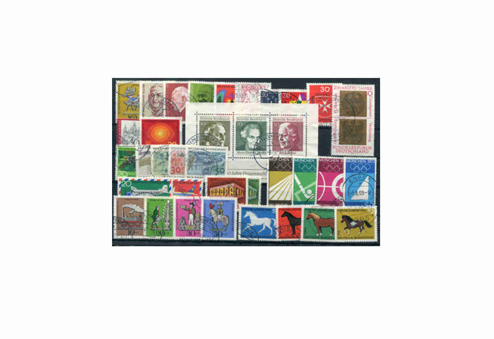 BRD Jahrgangsatz 1969 Mi.Nr. 576-611 gestempelt