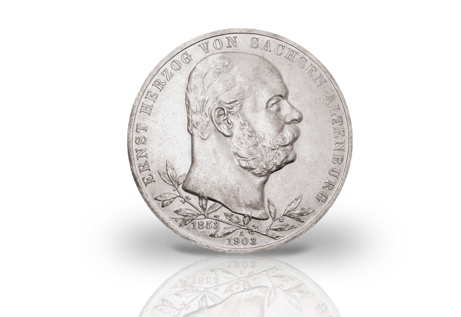 5 Mark 1903 Deutsches Kaiserreich 50 Jahre Regierung Sachsen Altenburg Jaeger Nr 144