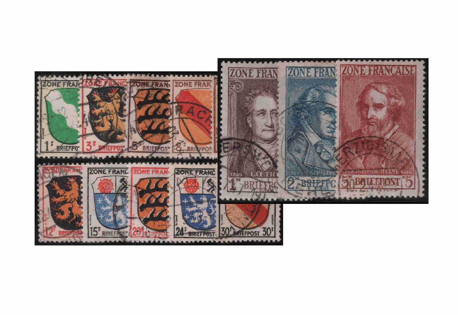 Französische Zone Michel 1 / 13 gestempelt