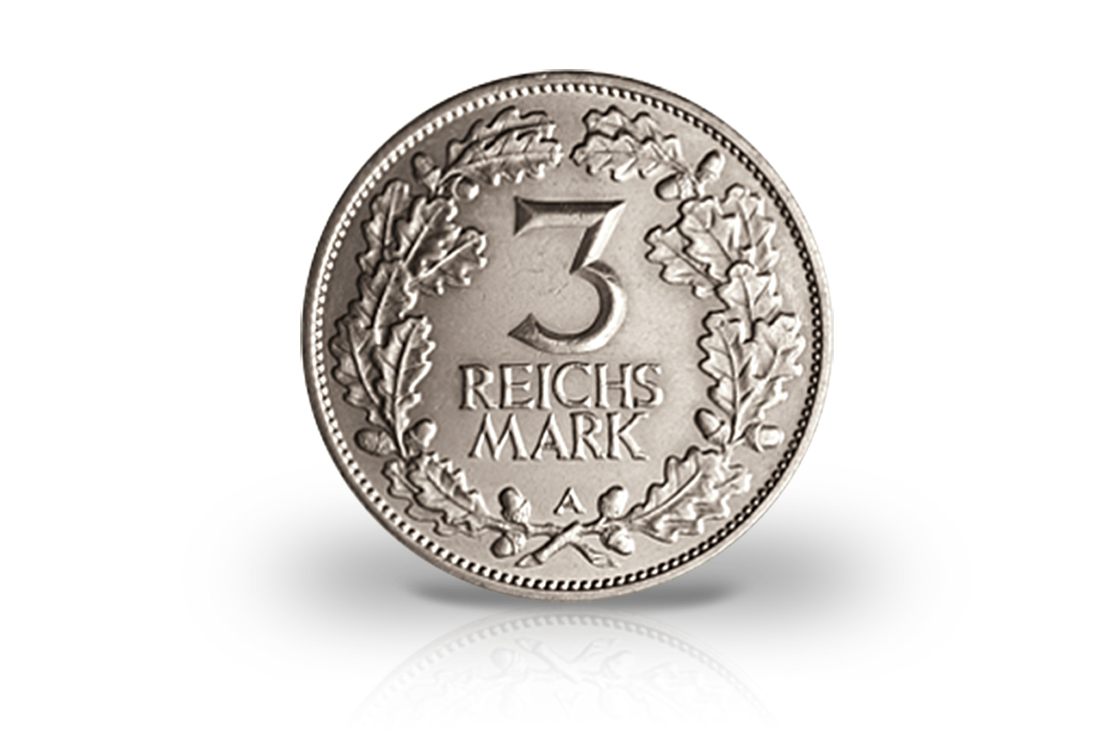 3 Reichsmark 1925 Weimarer Republik Jahrtausendfeier Rheinlande Jaeger-Nr. 321