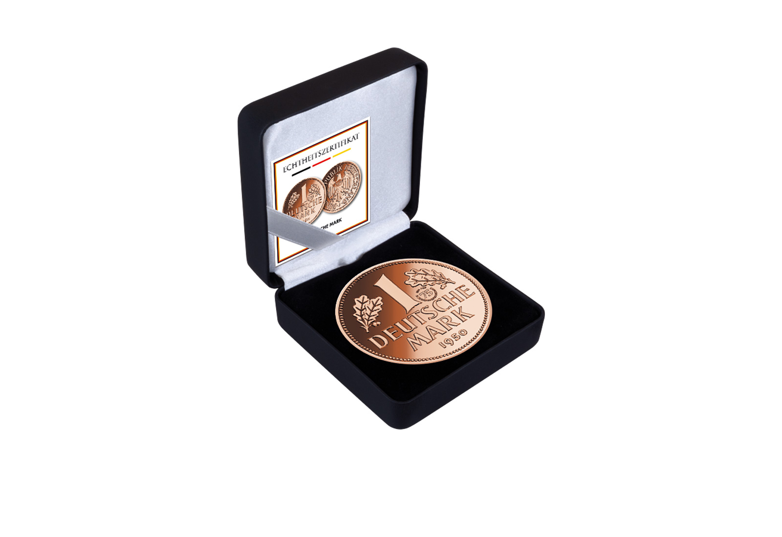 1 Deutsche Mark 2001 mit Privy Mark 25 Jahre Abschied - XXL Neuprägung