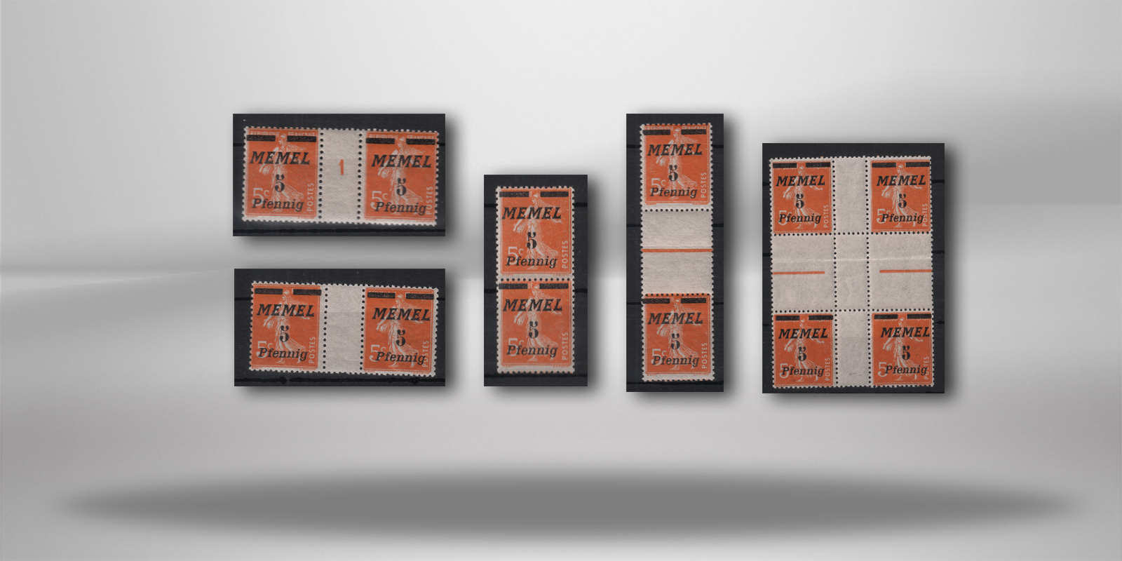 Memel Besonderheiten Lot I. Mi.Nr. 52 postfrisch