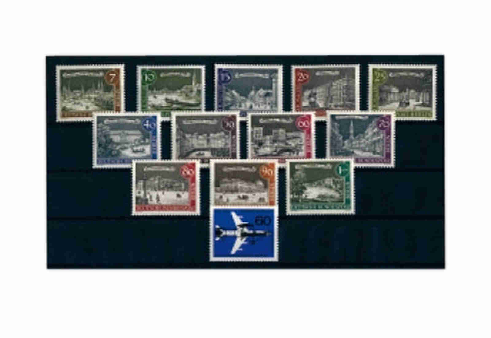 Briefmarken Berlin Jahrgang 1962 Michel-Nr. 218-230 postfrisch