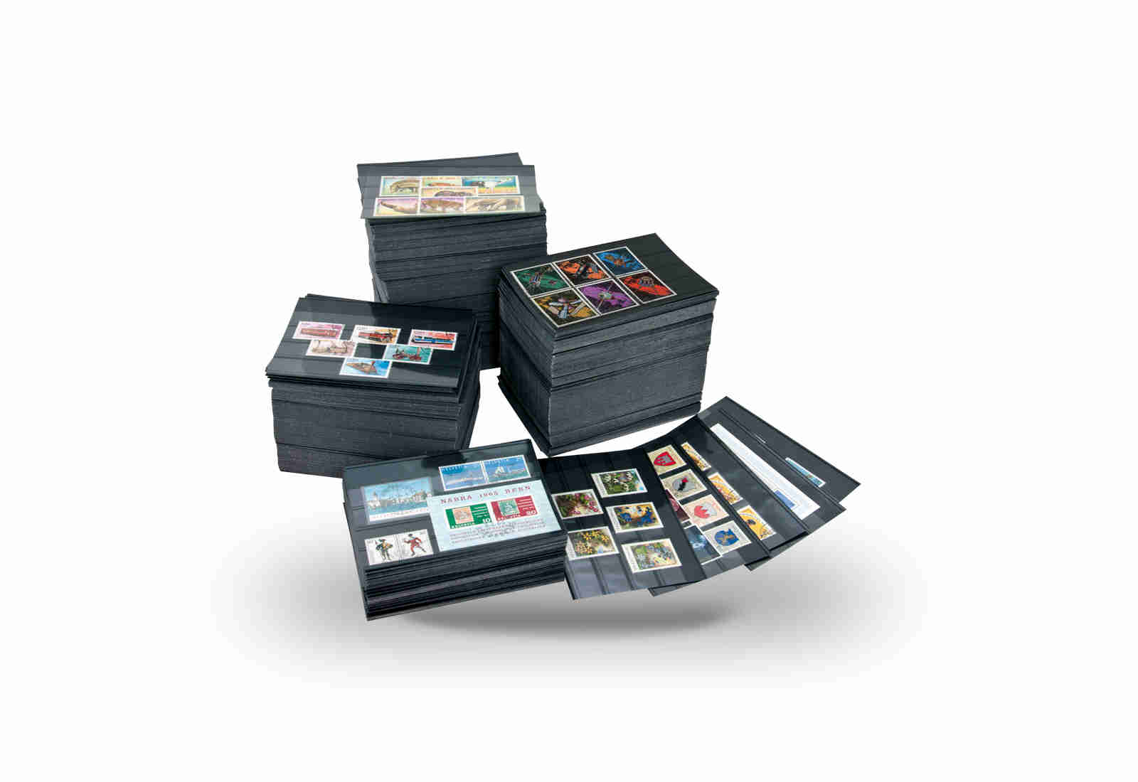 Briefmarken Europa/Übersee Steckkarten