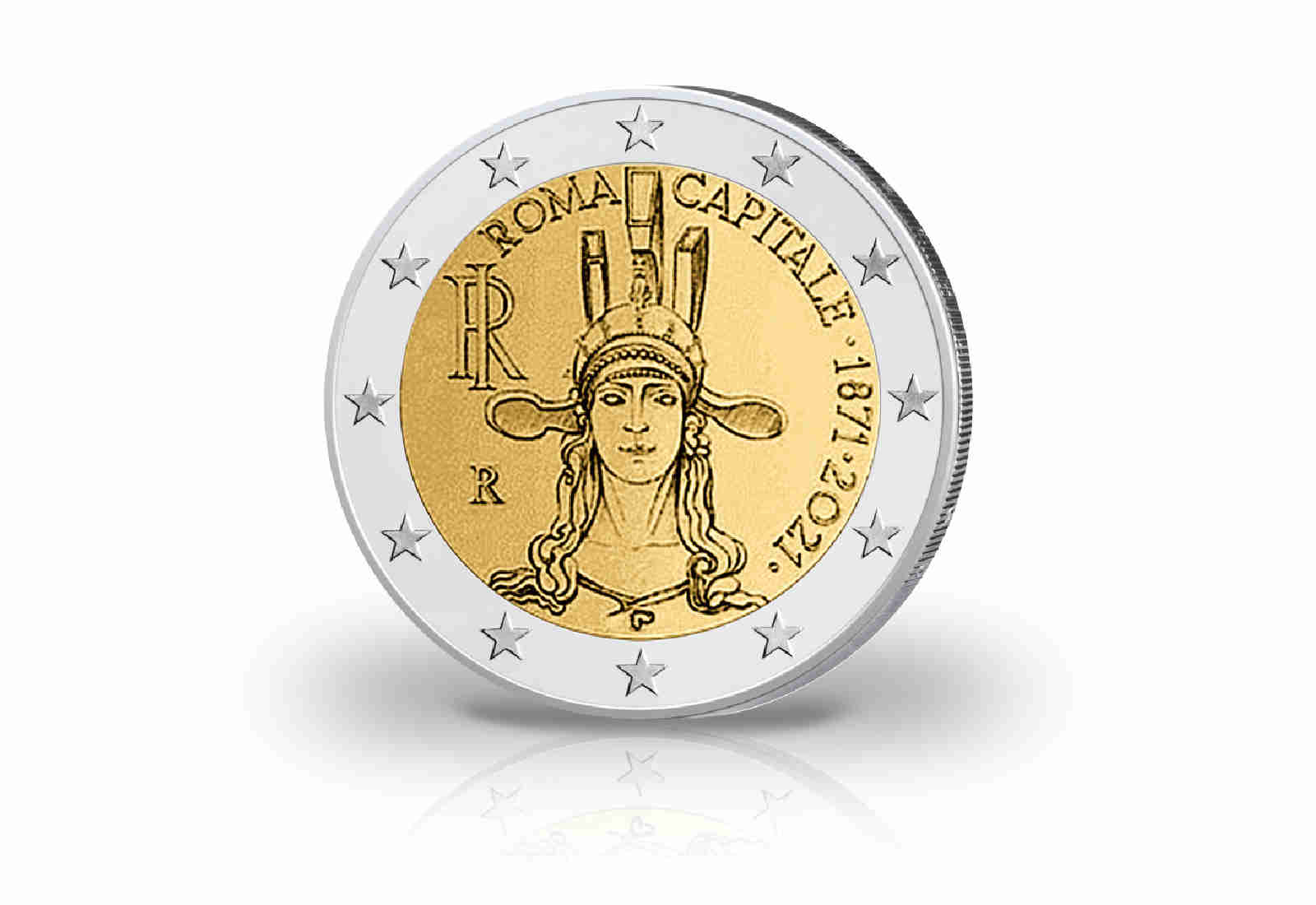 2 Euro 2021 Italien 150 Jahre Rom Hauptstadt von Italien