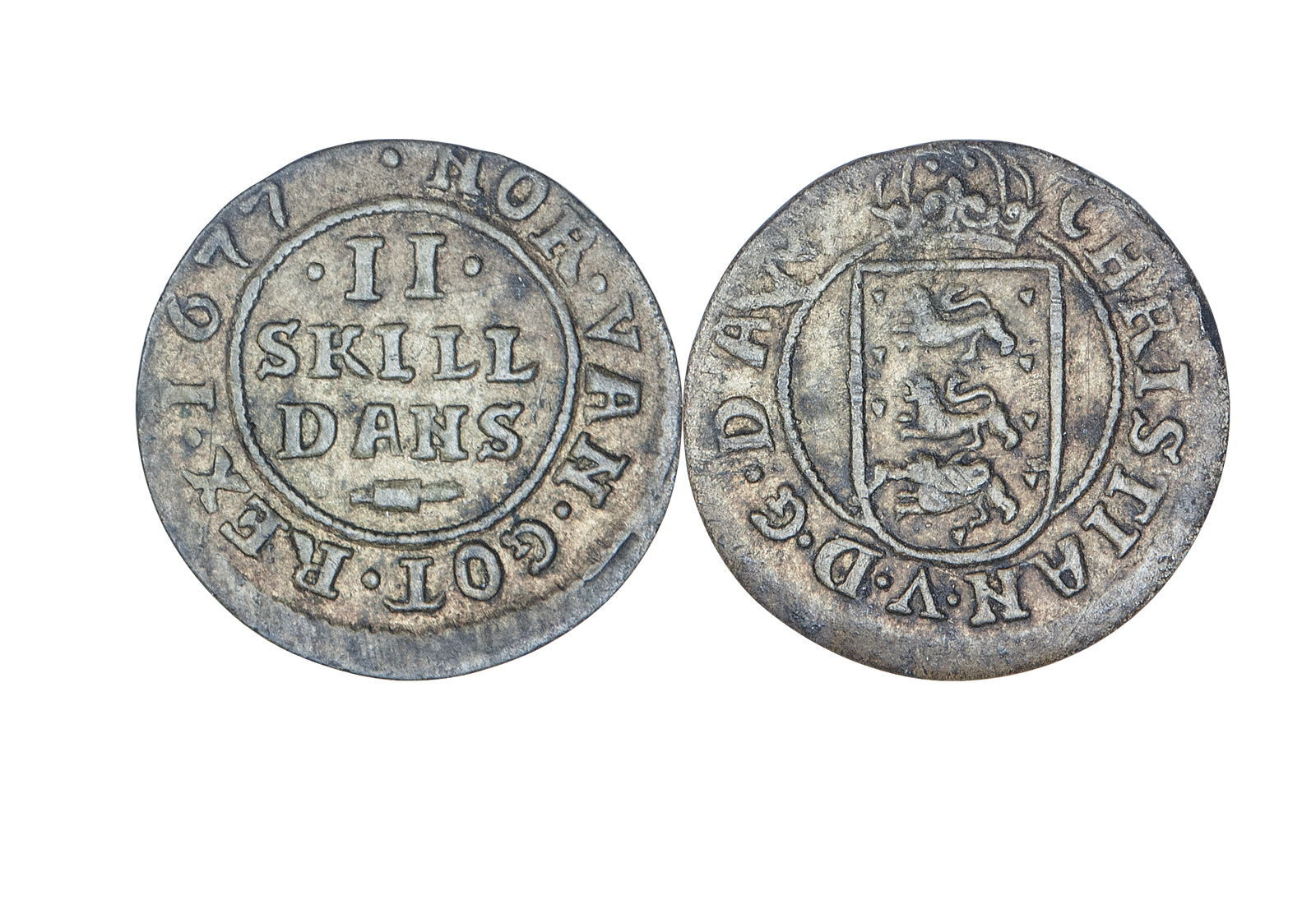 Schilling 2er Set Dänemark und Schweden