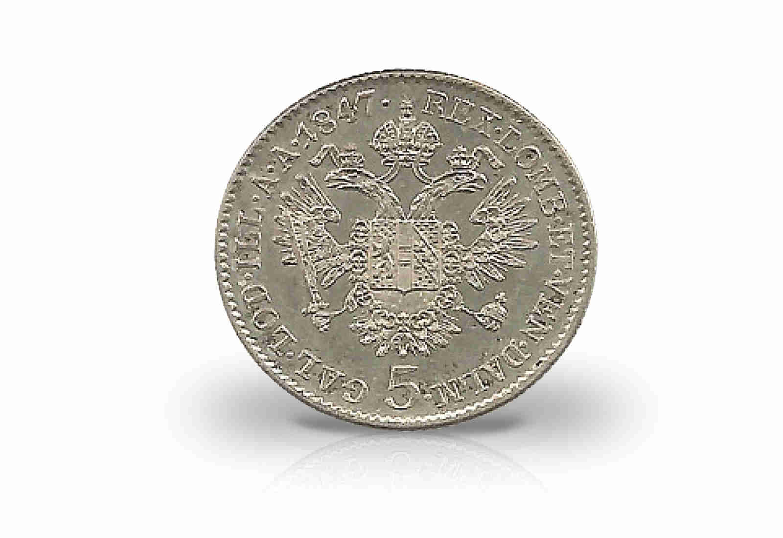 5 Kreuzer 1837-1848 Österreich Ferdinand I.