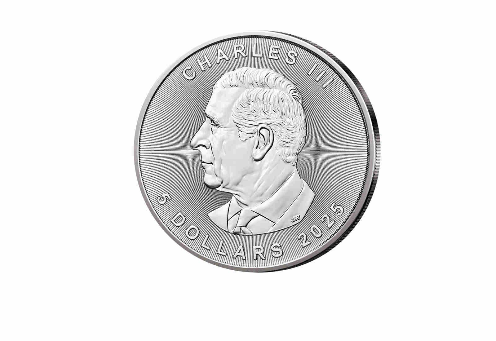 Maple Leaf 1 oz Silber 2025 mit Farbapplikation Frühling