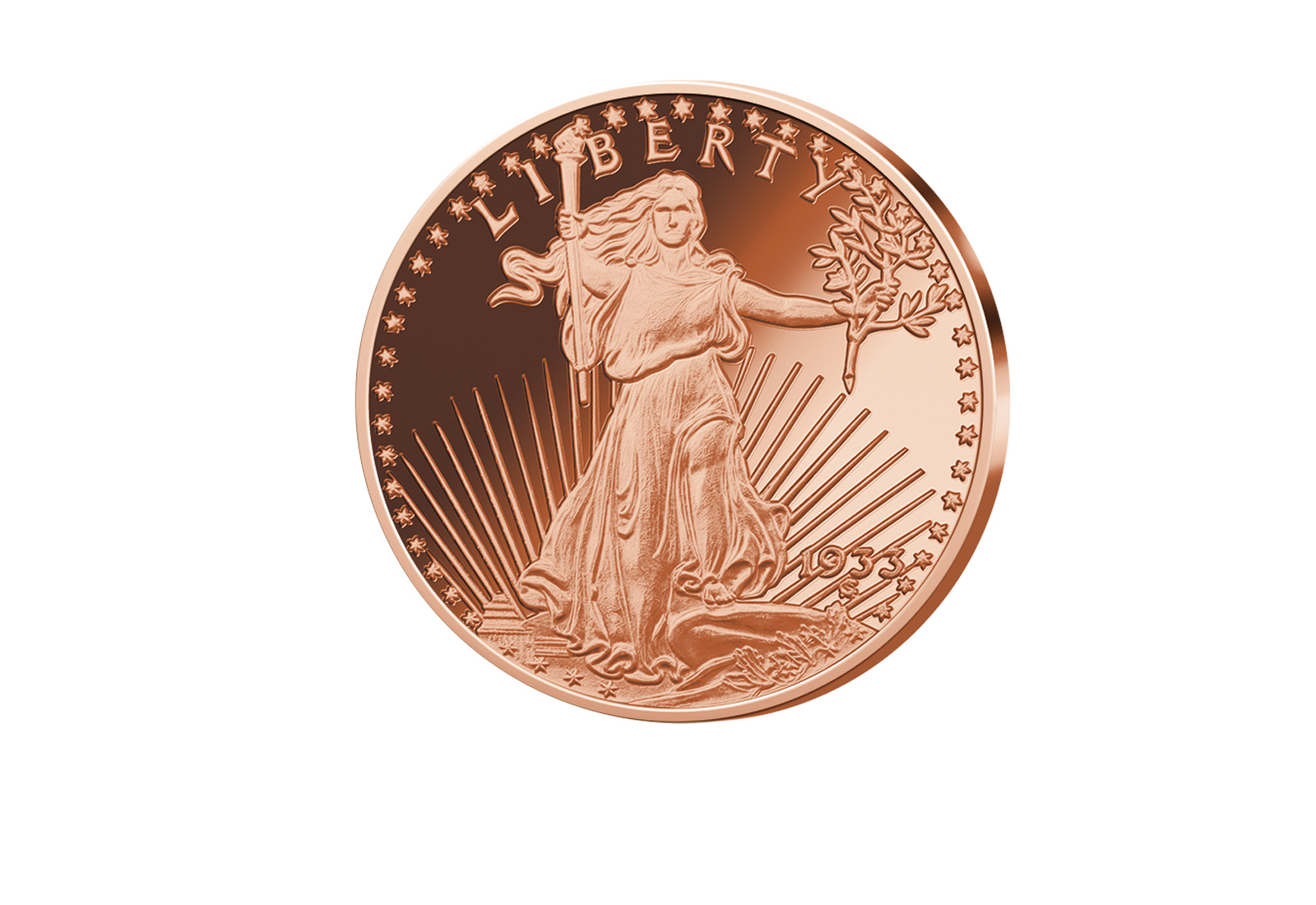 1 oz Kupferausgabe Liberty 1933