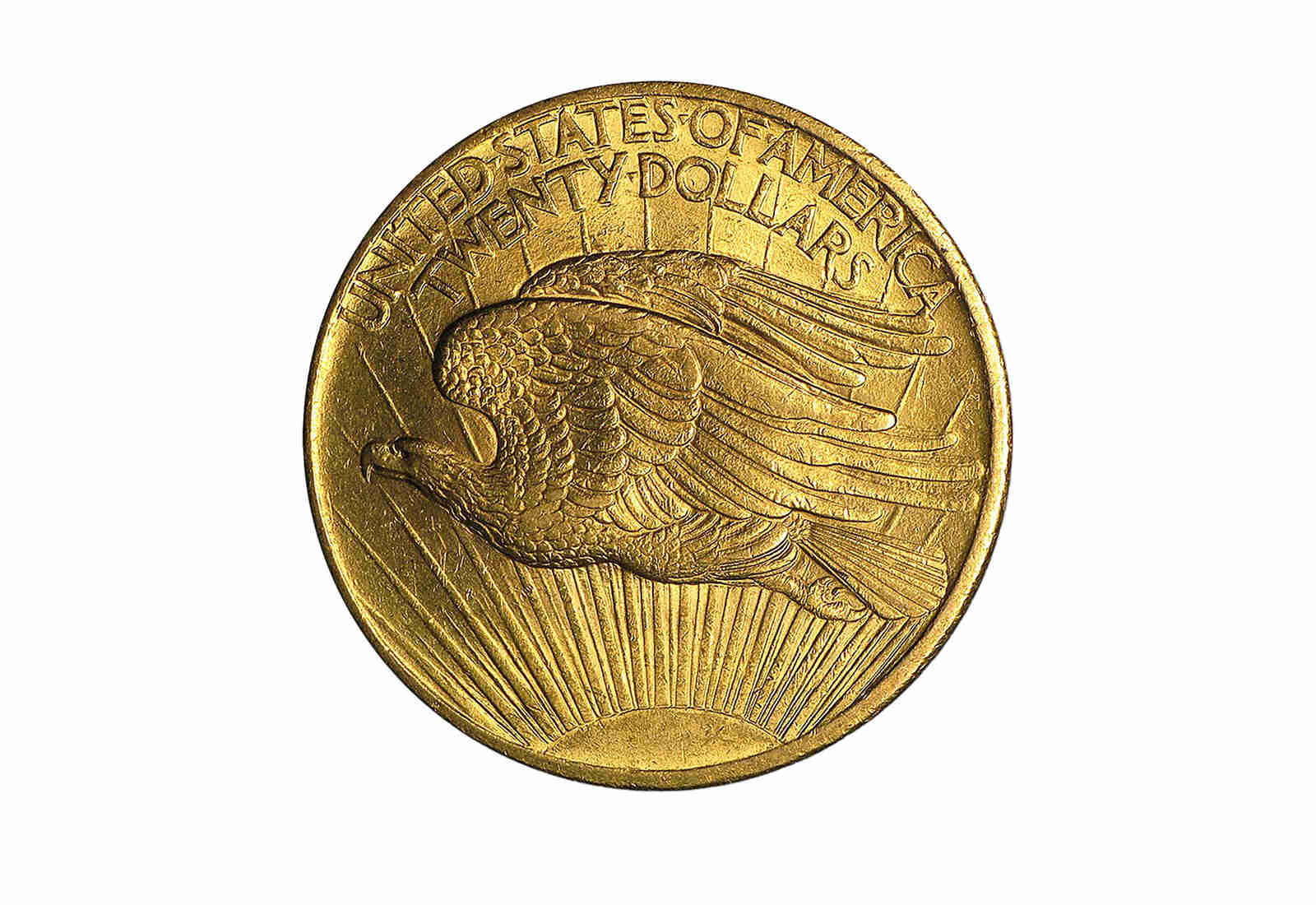20 Dollar 1907 - 1933 USA St. Gaudens Double Eagle 30,1 g Goldmünze ss-vz