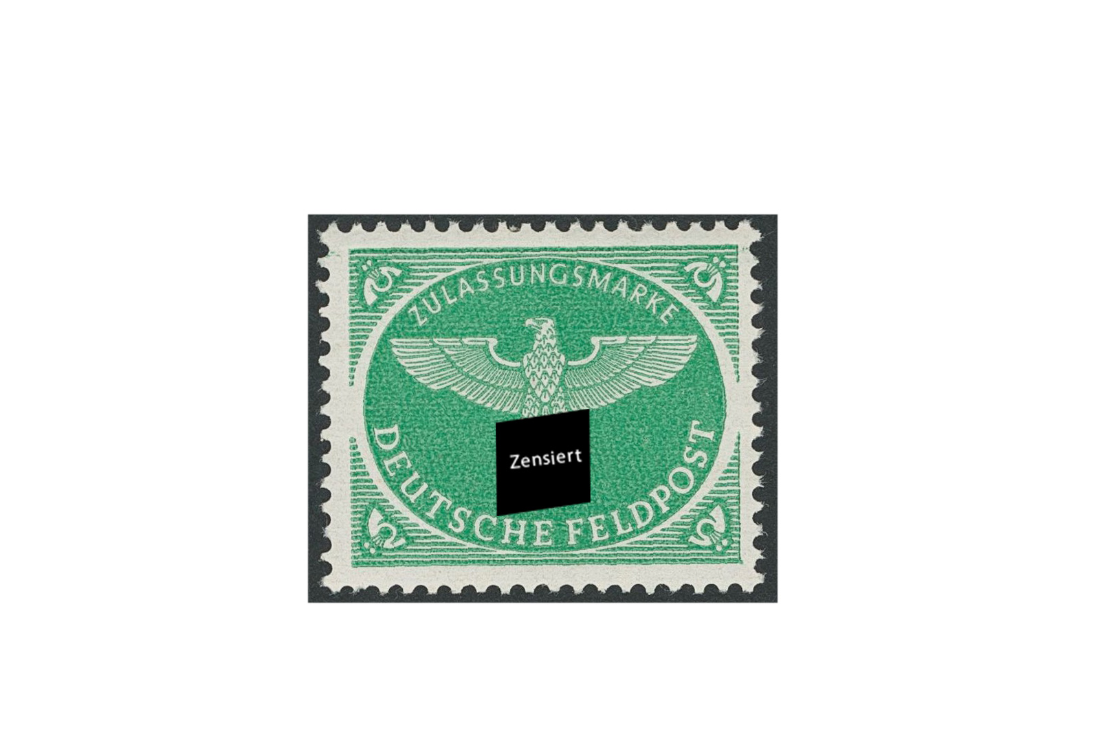 Briefmarke Deutsches Reich Feldpost Weihnachstspäckchen 1944 Michel-Nr. 4 gestempelt