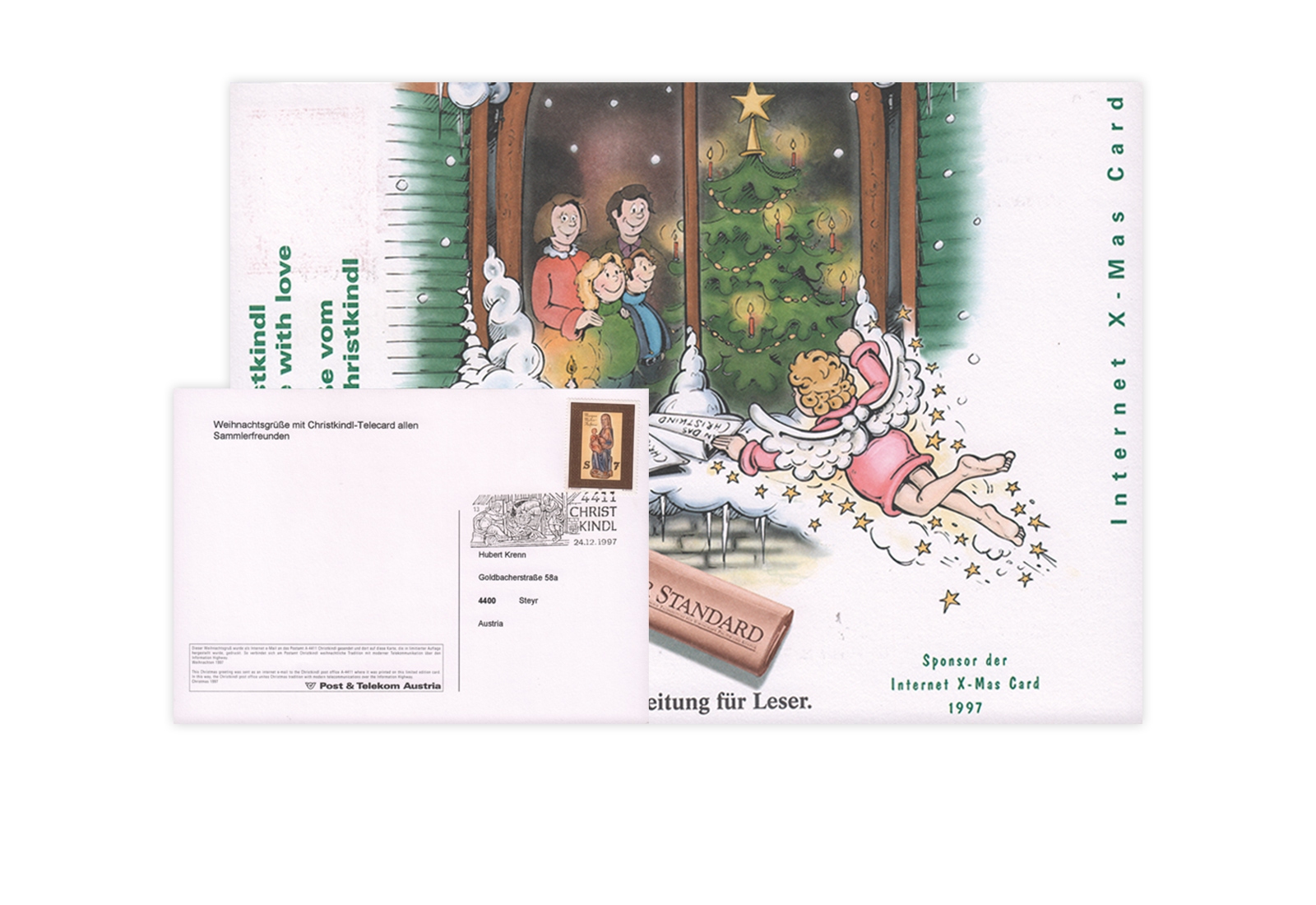 Österreich Internet-X-Mas-Card 1997/98