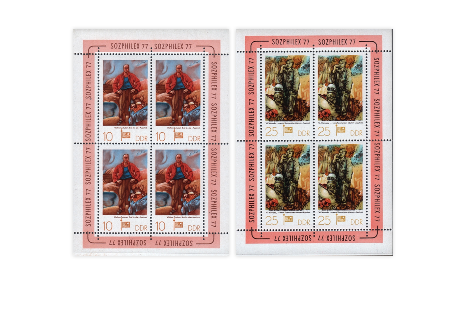 DDR Kleinbogen Mi.Nr. 2247-2248 gestempelt