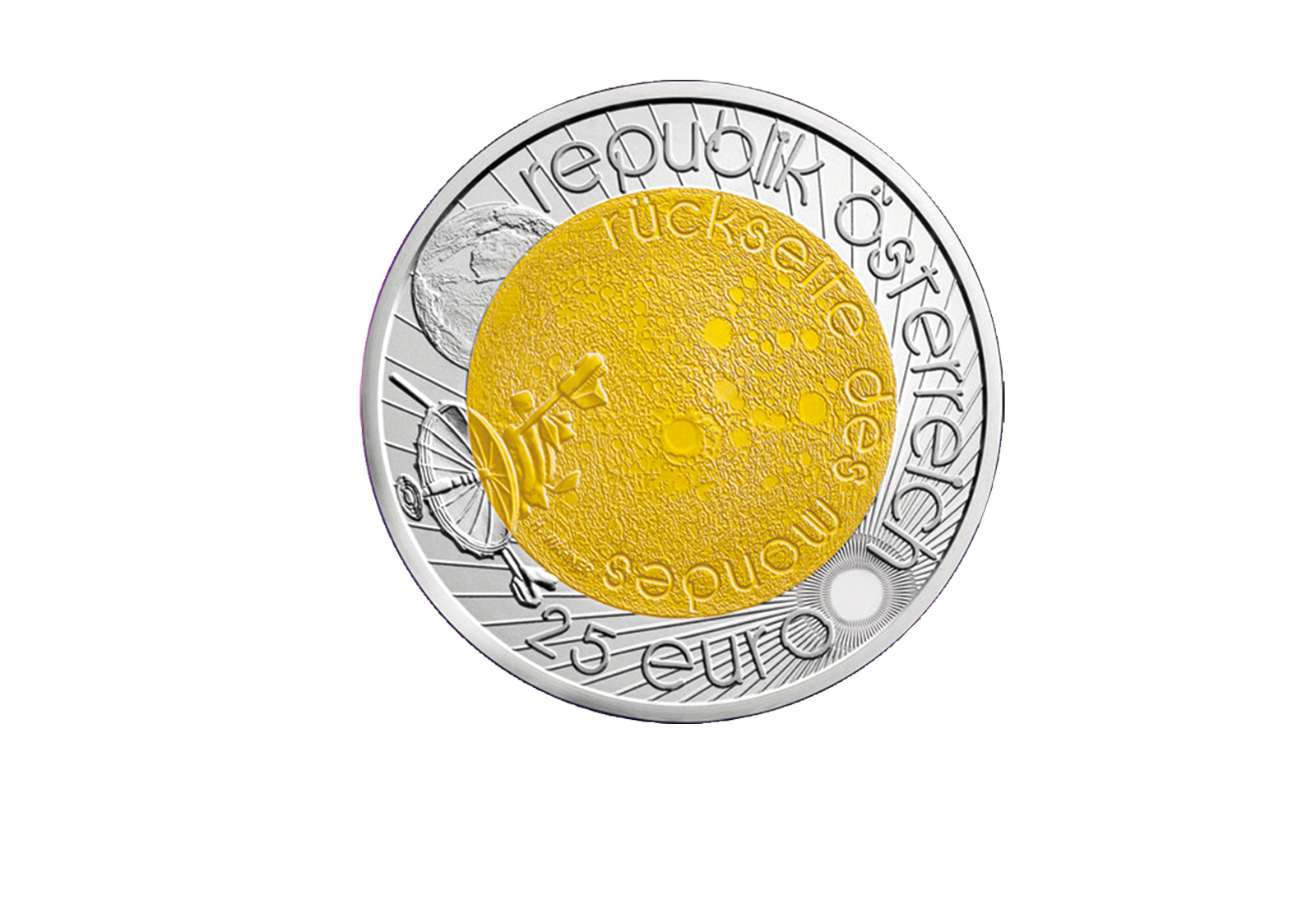 25 Euro 2009 Österreich Jahr der Astronomie hgh