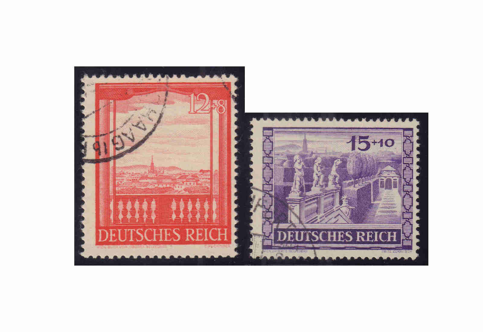 Deutsches Reich Mi.Nr. 804/805 gestempelt