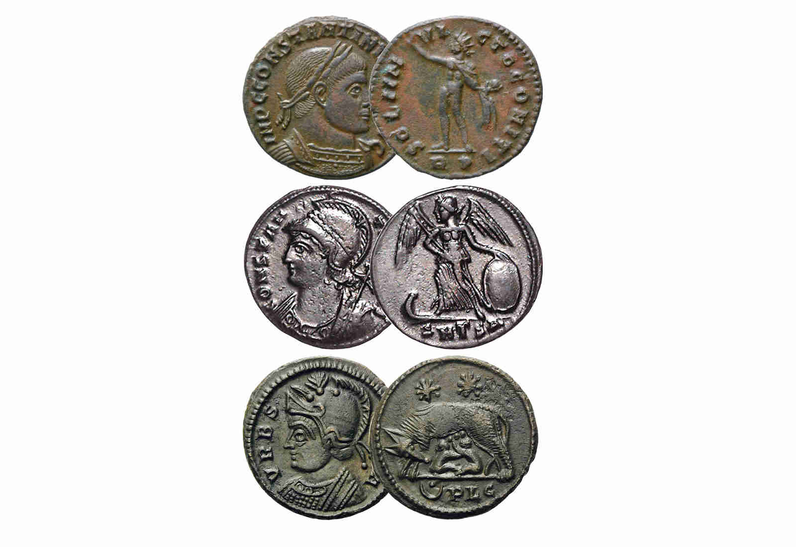Röm. Kaiserzeit 306-337 Bronze-Folles
Konstantin I.