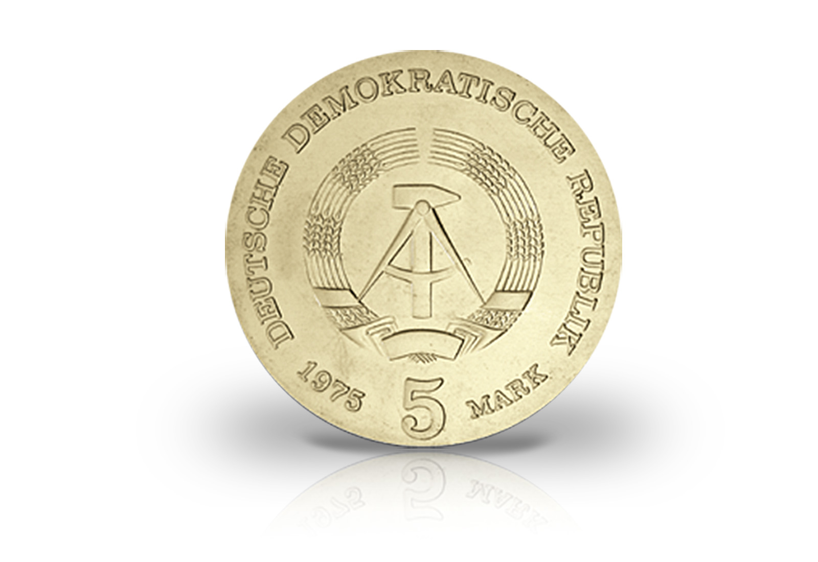 5 Mark Gedenkmünze 1975 DDR Thomas Mann