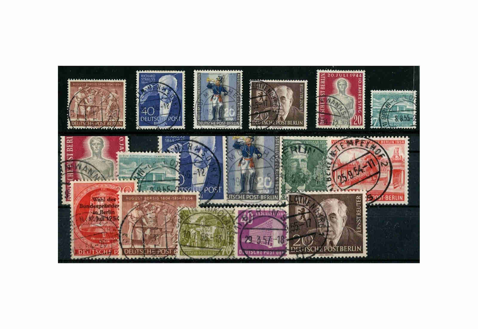 Berlin Jahrgang 1954 gest. MiNr.: 115-125