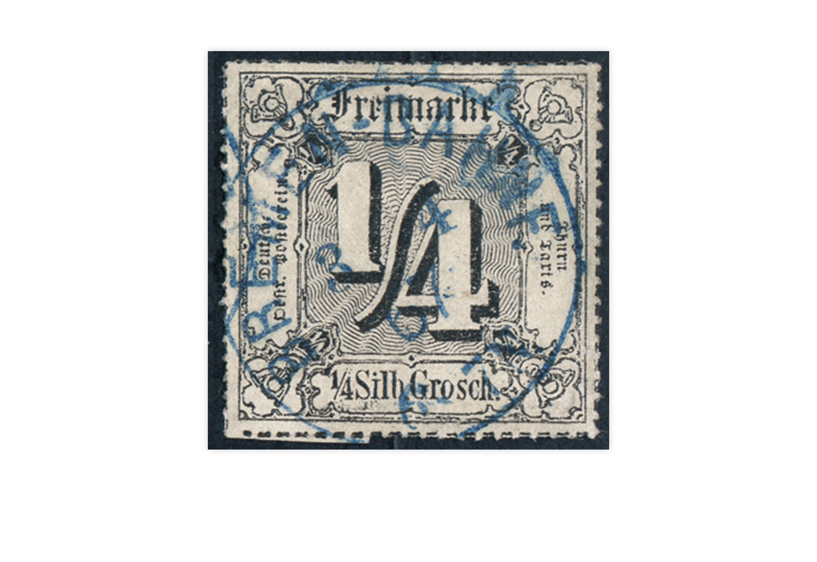 Briefmarke Altdeutschland Thurn und Taxis Freimarke 1866 Michel-Nr. 45 gestempelt geprüft