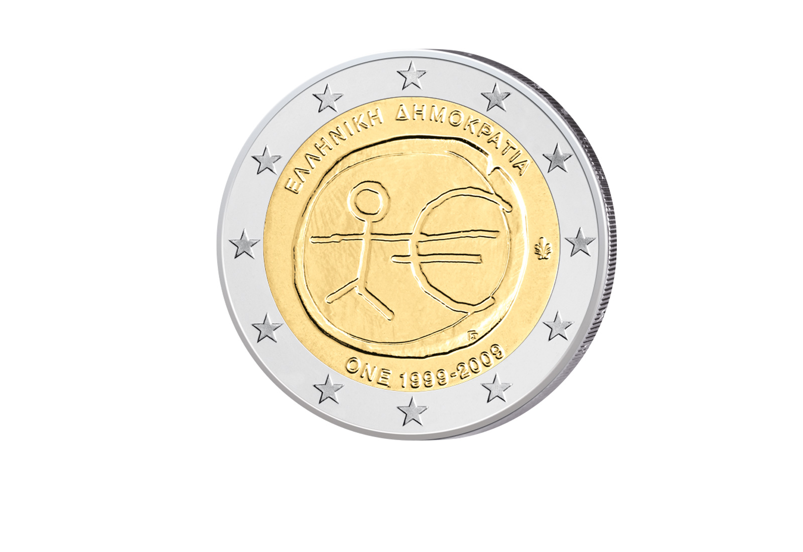 2 Euro 2009 Griechenland 10 Jahre WWU Gemeinschaftsausgabe