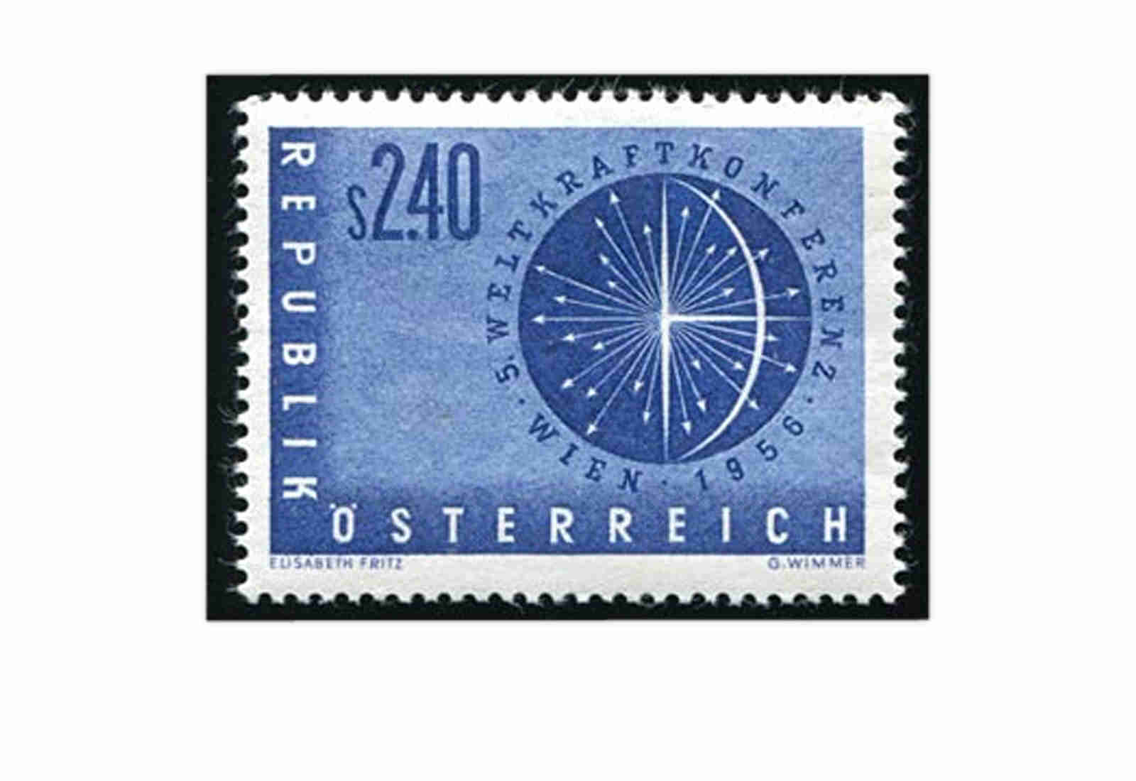 Österreich Weltkraftkonferenz 1956 Mi.Nr. 1026 **