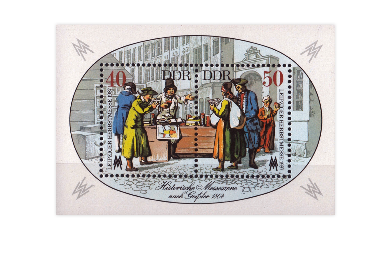 DDR Block 88 Leipziger Herbstmesse 1987 **