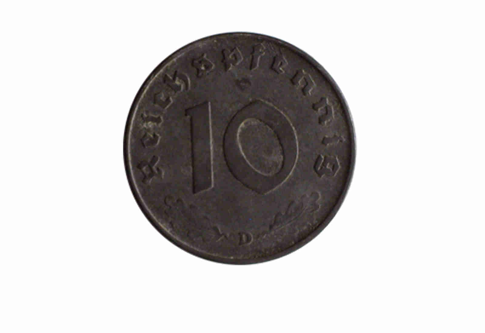 10 Reichspfennig 1940-1945 Drittes Reich Jaeger-Nr. 371