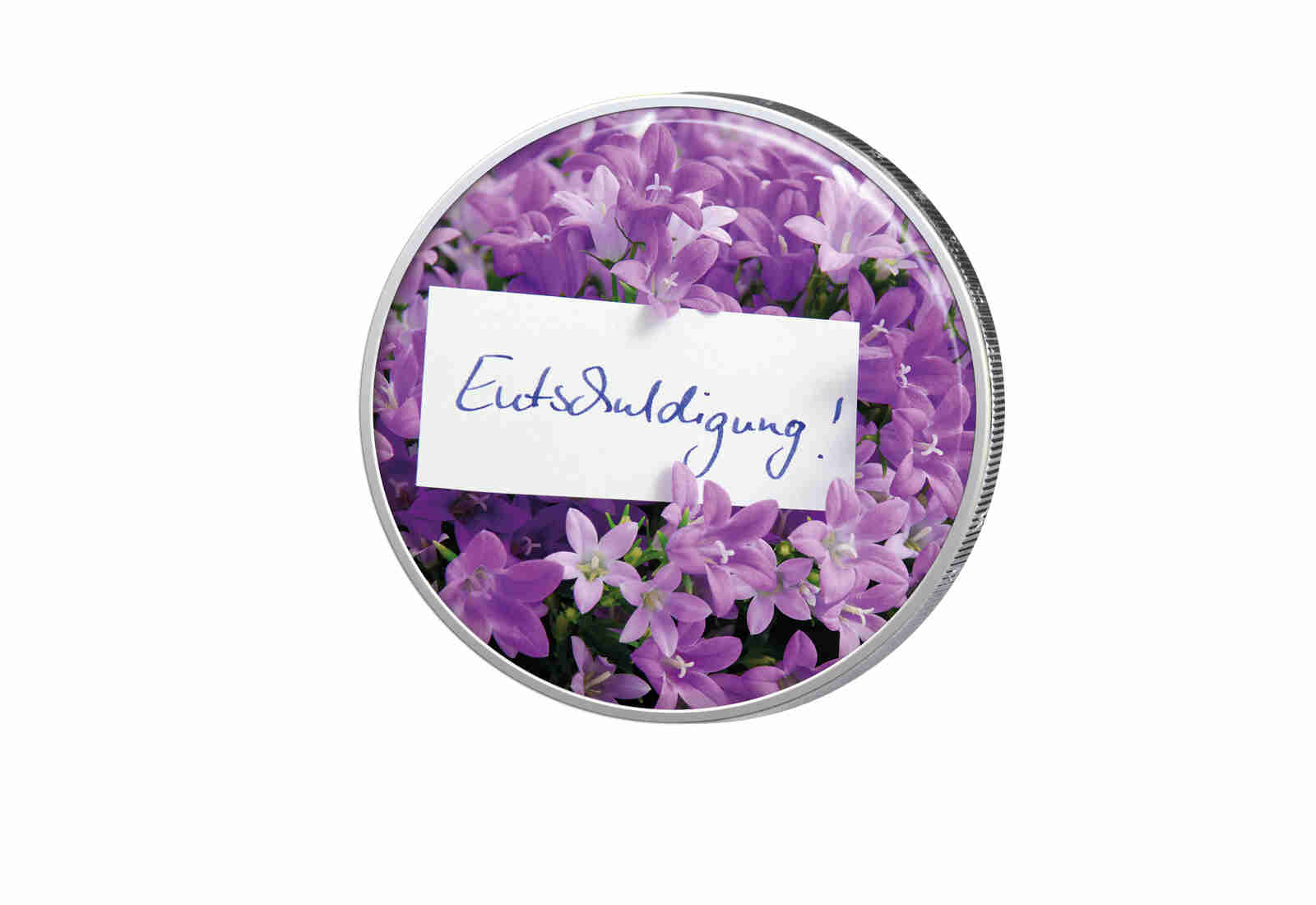 2 Euro mit Farbapplikation Entschuldigung