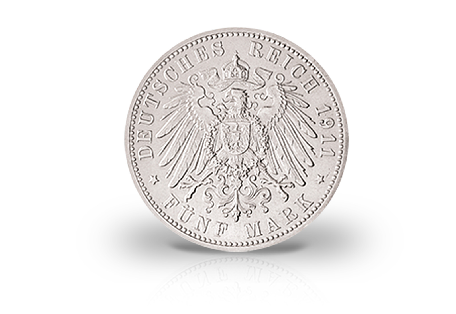 5 Mark 1911 Deutsches Kaiserreich Bayern Prinzregent Luitpold Jaeger-Nr. 50