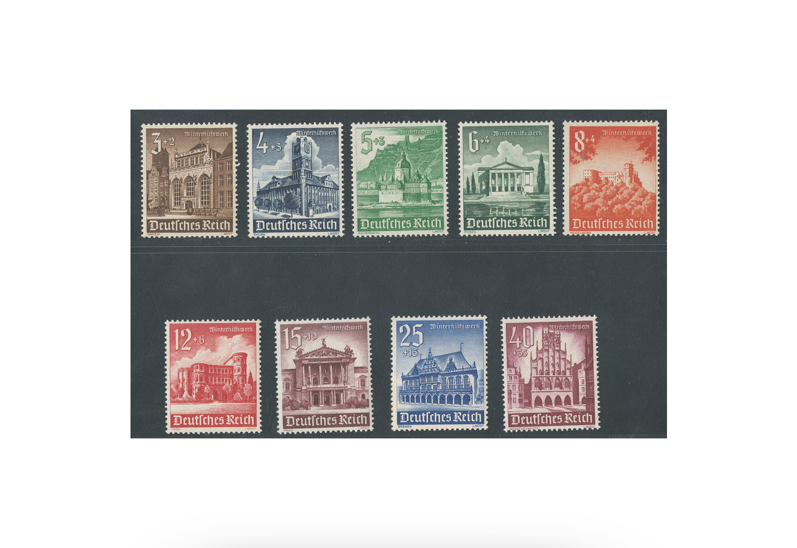 DR Nothilfe und WHW 1936-1940 **