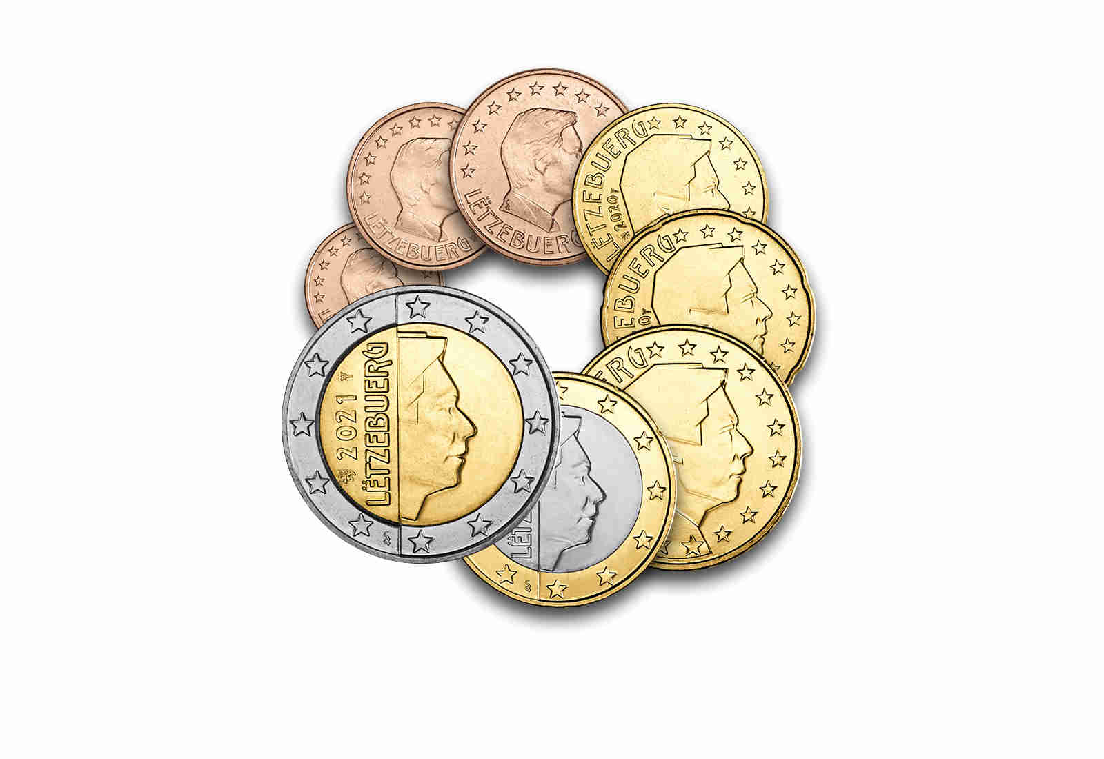 Eurosatz 2021 Luxemburg