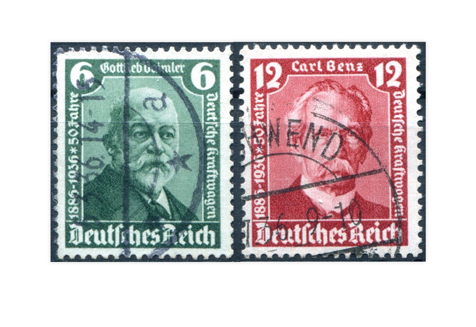 Deutsches Reich Mi.Nr. 604/605 gestempelt
