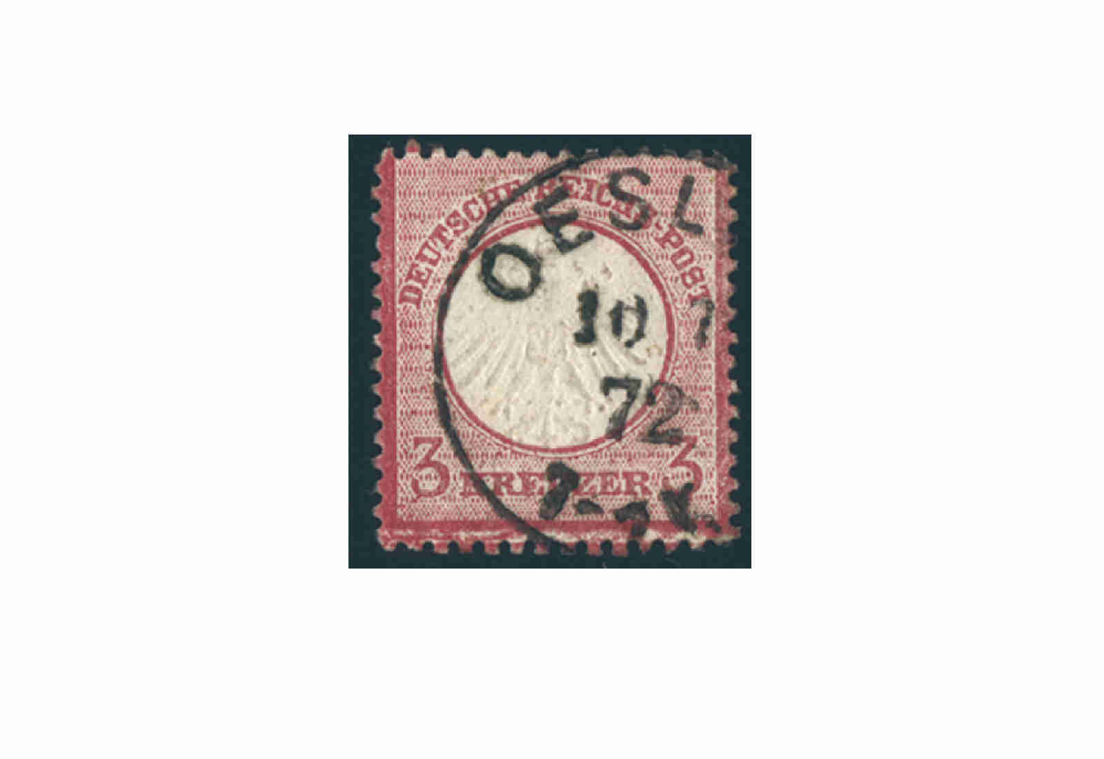 Briefmarke Deutsches Reich Brustschild 1872 Mi.Nr. 9 gestempelt