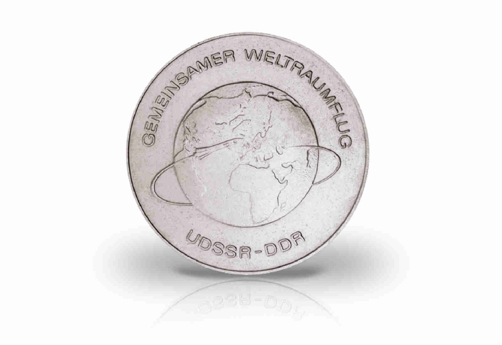 10 Mark Gedenkmünze 1978 DDR Weltraumflug UdSSR-DDR Jaeger-Nr. 1568