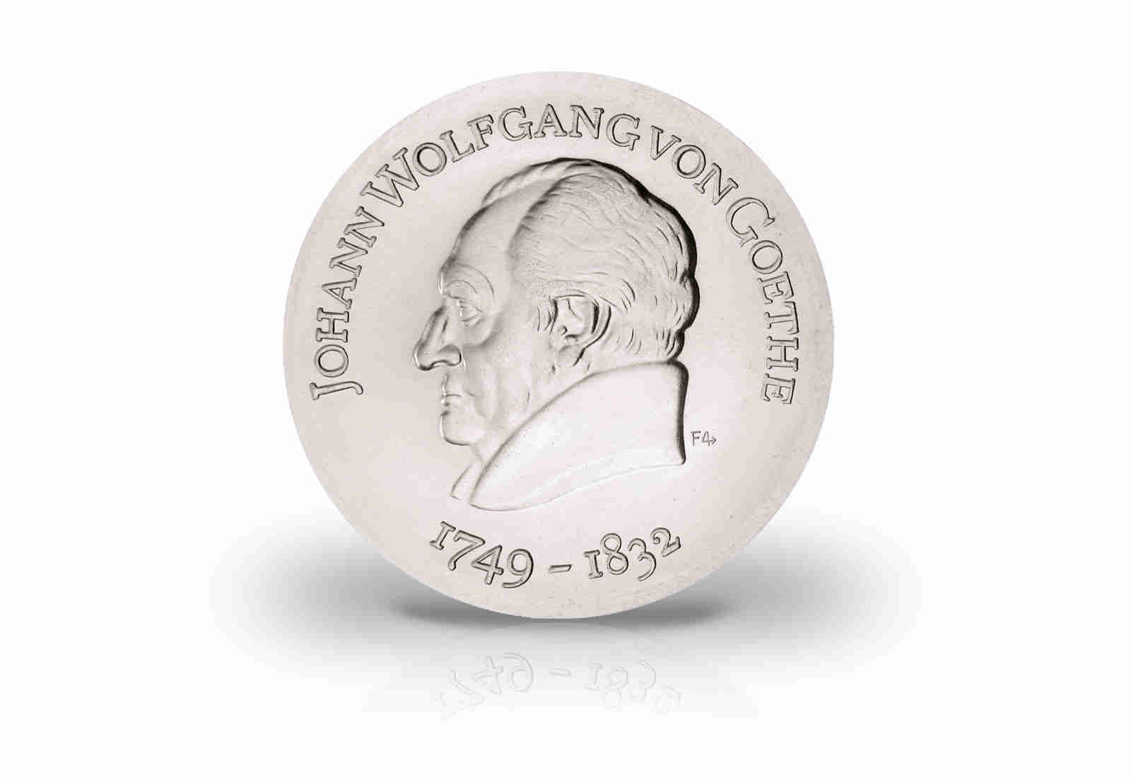 20 Mark Gedenkmünze 1969 DDR Johann Wolfgang Goethe Jaeger-Nr. 1525
