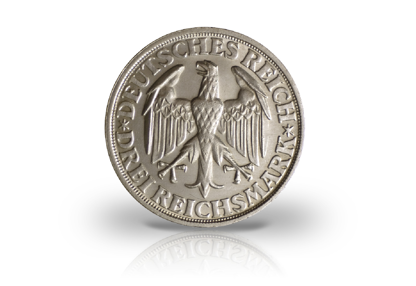 3 Reichsmark 1928 Weimarer Republik 1000 Jahre Dinkelsbühl Jaeger-Nr. 334