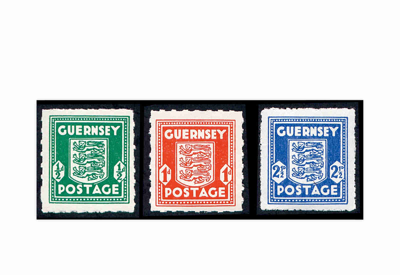 Guernsey Mi.Nr. 1/3 **