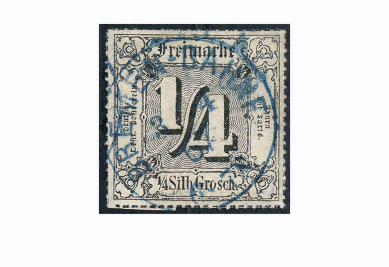 Briefmarke Altdeutschland Thurn und Taxis Freimarke 1866 Michel-Nr. 45 gestempelt geprüft