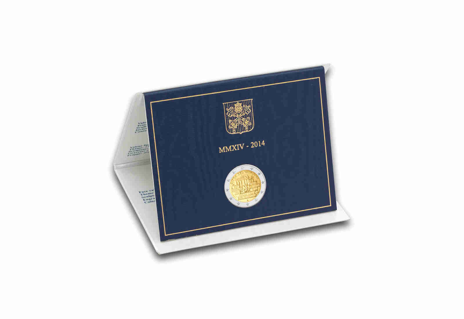 2 Euro 2014 Vatikan Mauerfall st im Blister